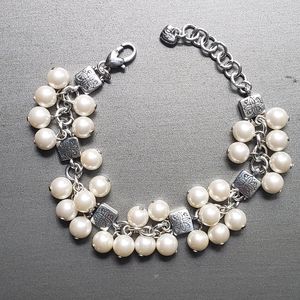 Brighton Mimosa Pearl Bracelet 9” Adjustable